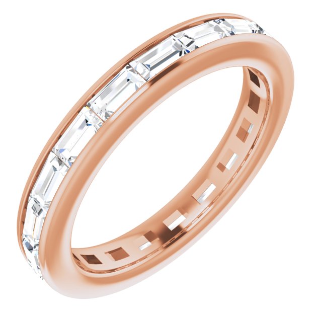 1.90 ct. Straight Baguette Diamond Eternity Band-VIRABYANI